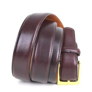 Trafalgar BROWN GENUINE LEATHER 1 1/8"Wd CASUAL DRESS MEN'S BELT Sz 42 (I42